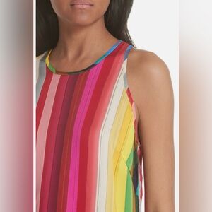 Milly Multicolor Rainbow Striped Top